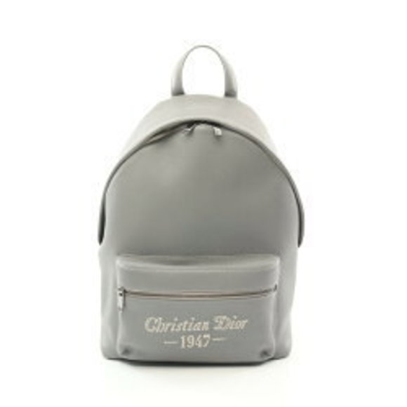 Dior RIDER Backpack Leather Gray - Picture 1 of 8
